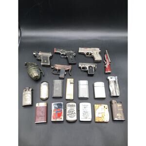 Lot Of 20 Different Lighter Ronson Marlboro Camel Winston Read Description